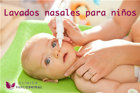 ¿Cuál es la forma correcta de hacer un lavado nasal a un niño?