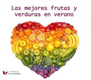 frutas y verduras en veran